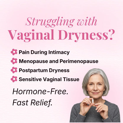 VLUSH Vaginal Moisturizer: Hormone-Free Hyaluronic Acid Suppositories for Dryness & Intimate Comfort – Clean Support for Menopause & Perimenopause (10pk) - dailyvitalstore