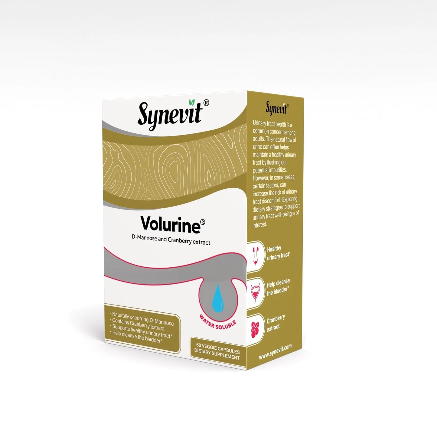 Volurine® D-Mannose & Cranberry Complex for Urinary Tract Health | 30 Capsules - dailyvitalstore