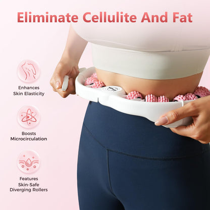 VOMLOR Cellulite Massage Roller - Lymphatic Drainage Tool for Deep Tissue Fascia Massage - Muscle Roller for Legs & Buttocks, Anti-Cellulite Massager for Body Contouring and Skin Smoothing - dailyvitalstore