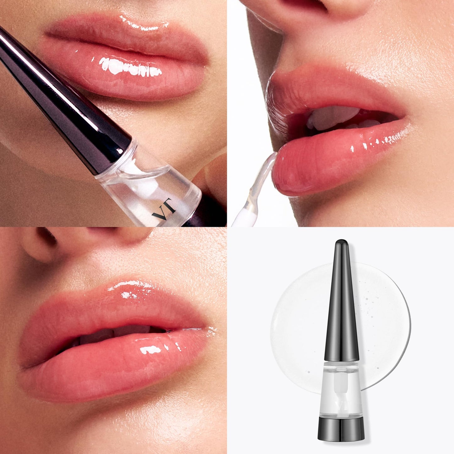 VTCOSMETICS Reedle Shot Lip Plumper, 0.15 oz (4.3 g), Moisturizing, Transparent, Lip Gloss, Fragrance-free, Korean Cosmetics (Expert) - dailyvitalstore