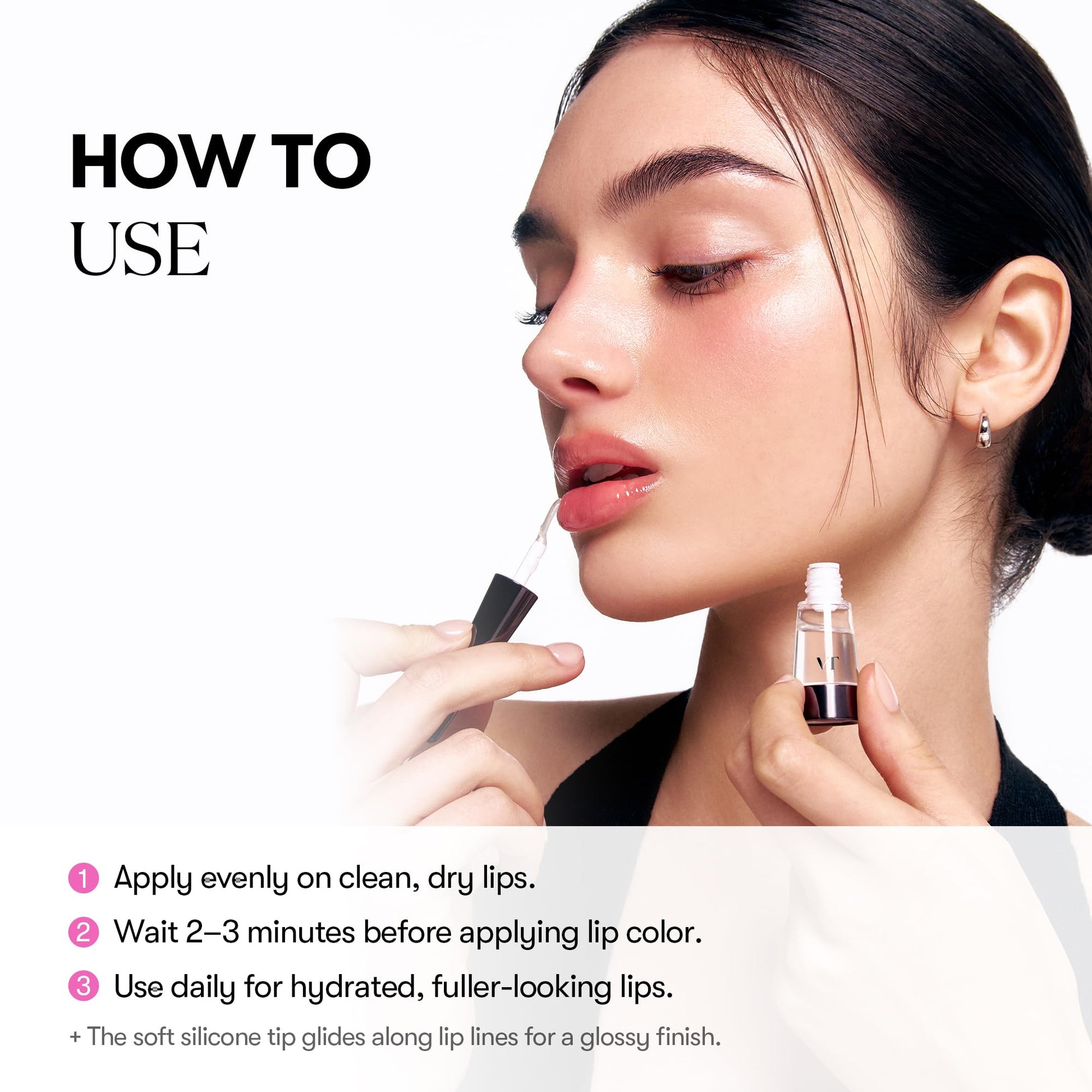 VTCOSMETICS Reedle Shot Lip Plumper, 0.15 oz (4.3 g), Moisturizing, Transparent, Lip Gloss, Fragrance-free, Korean Cosmetics (Expert) - dailyvitalstore