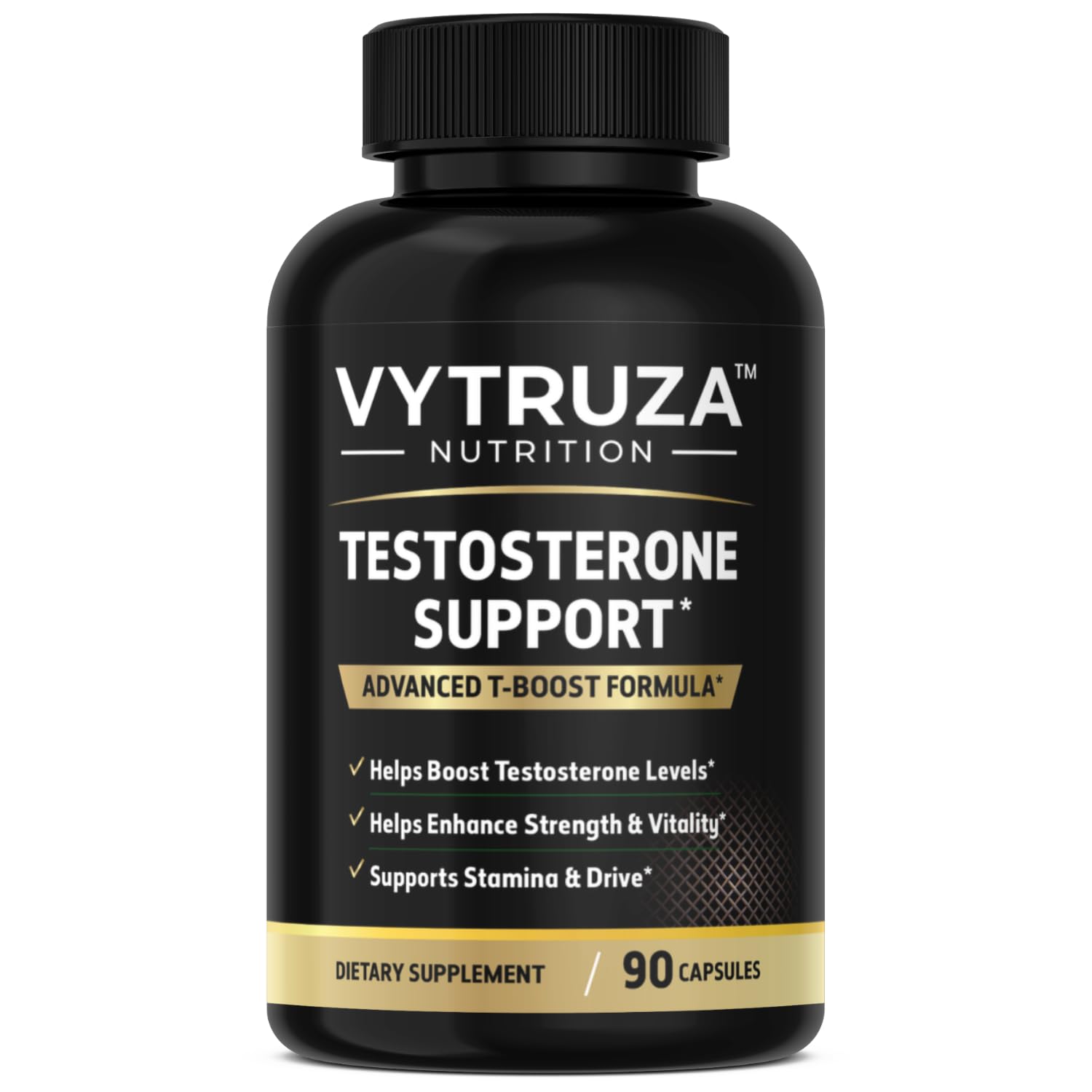 VYTRUZA Nutrition Advanced T-Boost Formula Test Support Capsules, Premium Ingredients, Energy, Strength Support Supplement for Men, 90 Capsules - dailyvitalstore