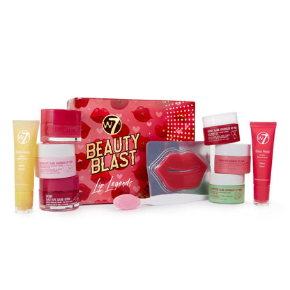 W7 Beauty Blast Lip Legends Sweet Dreams Lip Care Set - Lip Masks, Scrubs, Balms and More – Exclusive W7 Sweet Dreams Flavors Included - dailyvitalstore