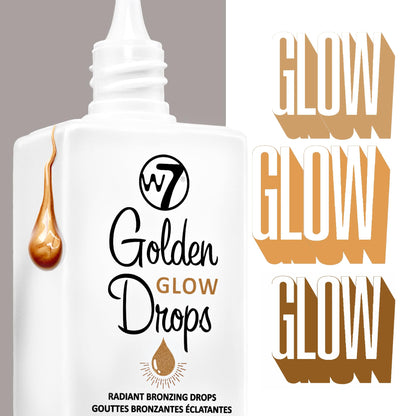 W7 Golden Glow Drops - Liquid Bronzing Drops For Flawless Skin & A Radiant Finish - dailyvitalstore