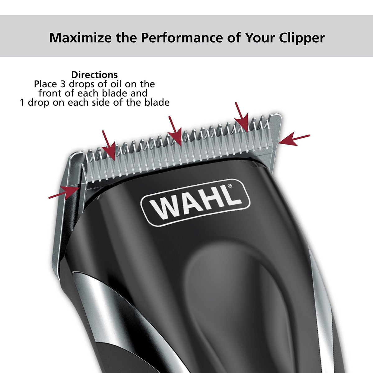 Wahl Premium Hair Clipper Blade Lubricating Oil for Clippers, Trimmers, & Blade Corrosion for Rust Prevention – 4 Fluid Ounces – Model 3310-300A - dailyvitalstore
