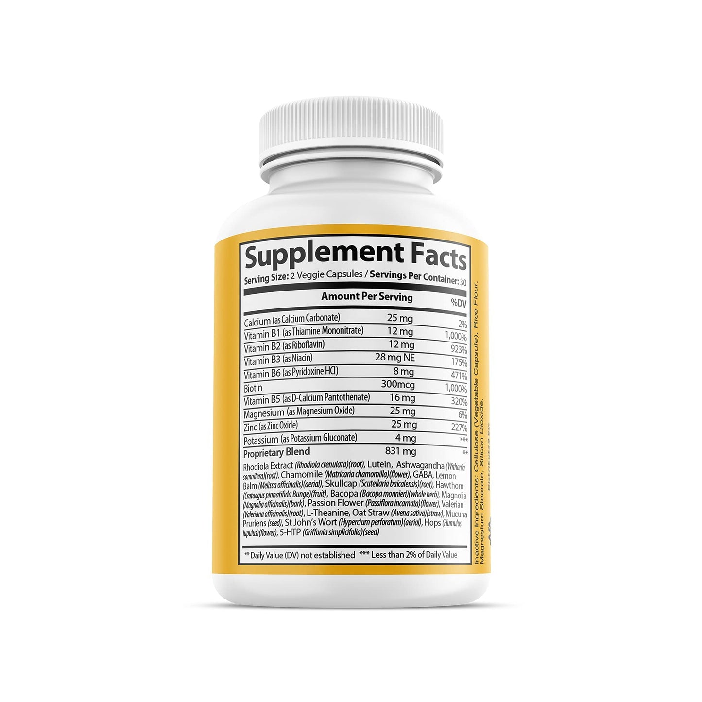 Warped Wellness Womens Supplement That Boosts Mood, Helps Relax The Mind & Body, Relieves Tension & Worries| Magnolia Bark for Female Specific Help| Serene Goddess | Vitamin Helps Boost Mood - dailyvitalstore