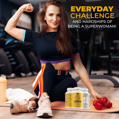Warped Wellness Womens Supplement That Boosts Mood, Helps Relax The Mind & Body, Relieves Tension & Worries| Magnolia Bark for Female Specific Help| Serene Goddess | Vitamin Helps Boost Mood - dailyvitalstore