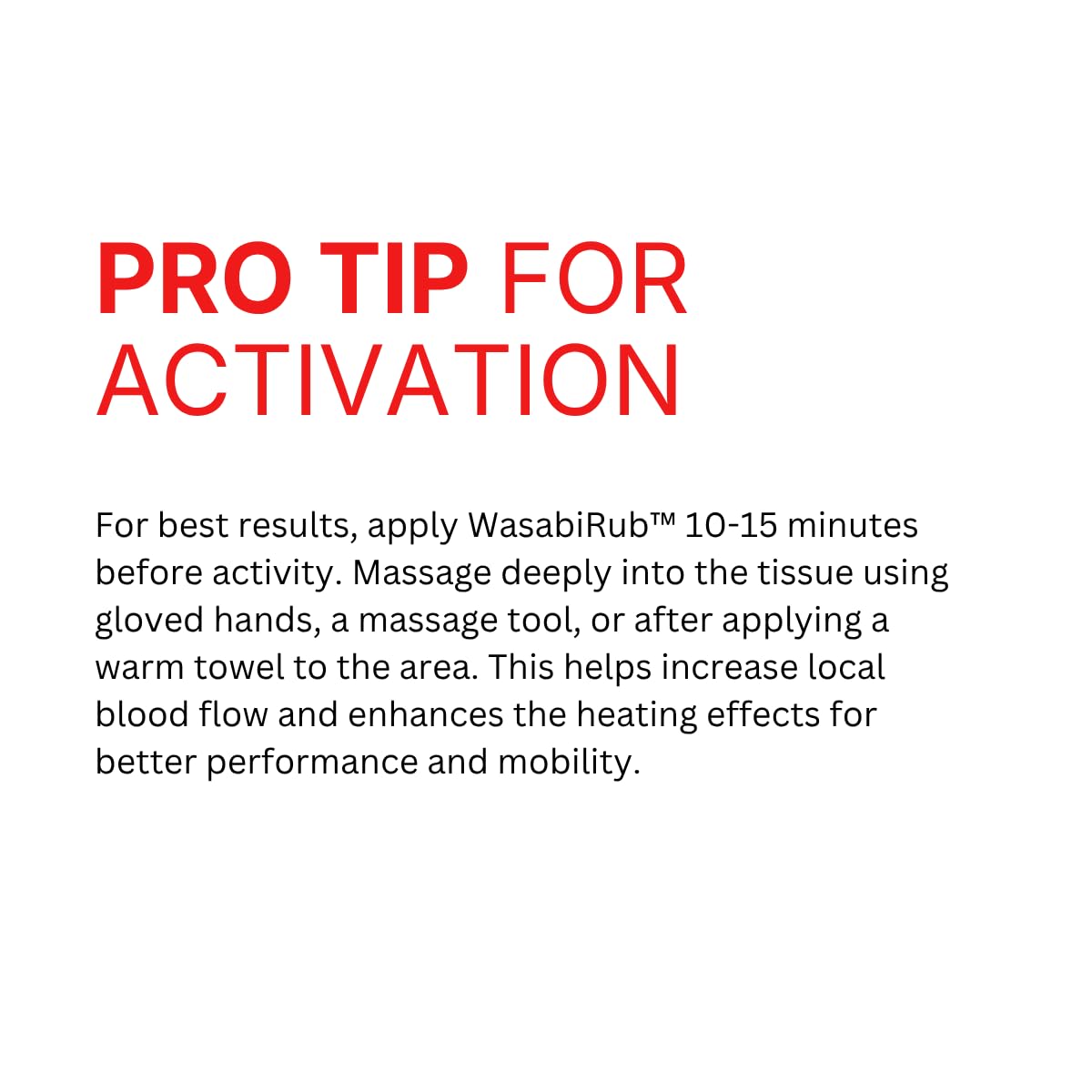 WasabiRub Sports Topical Pain Relief Gel - Joint & Muscle Care - Lightweight Fast-Absorbing Gel for Everyday Movement - dailyvitalstore