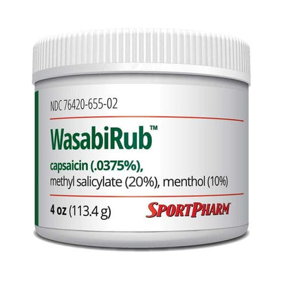 WasabiRub Sports Topical Pain Relief Gel - Joint & Muscle Care - Lightweight Fast-Absorbing Gel for Everyday Movement - dailyvitalstore