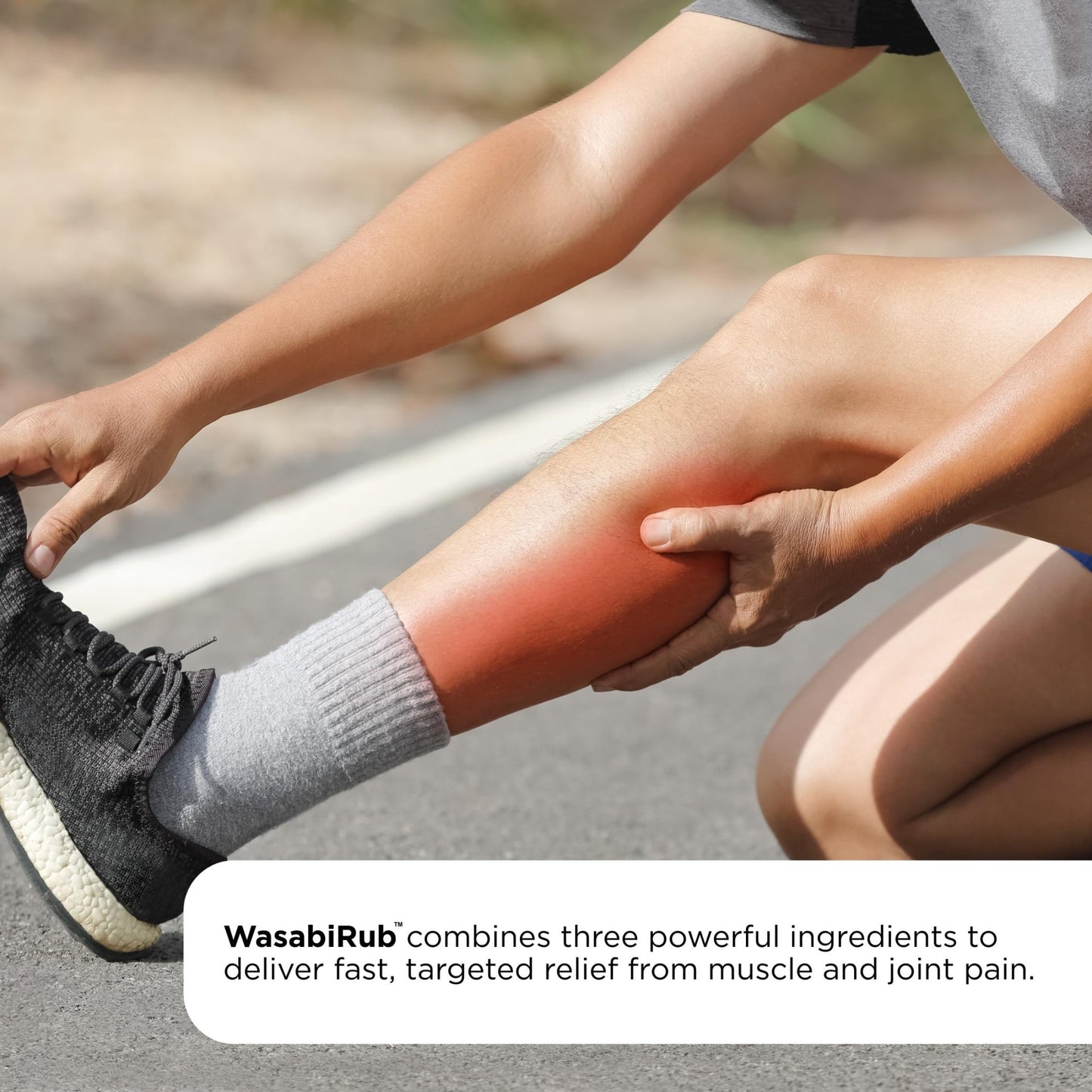 WasabiRub Sports Topical Pain Relief Gel - Joint & Muscle Care - Lightweight Fast-Absorbing Gel for Everyday Movement - dailyvitalstore