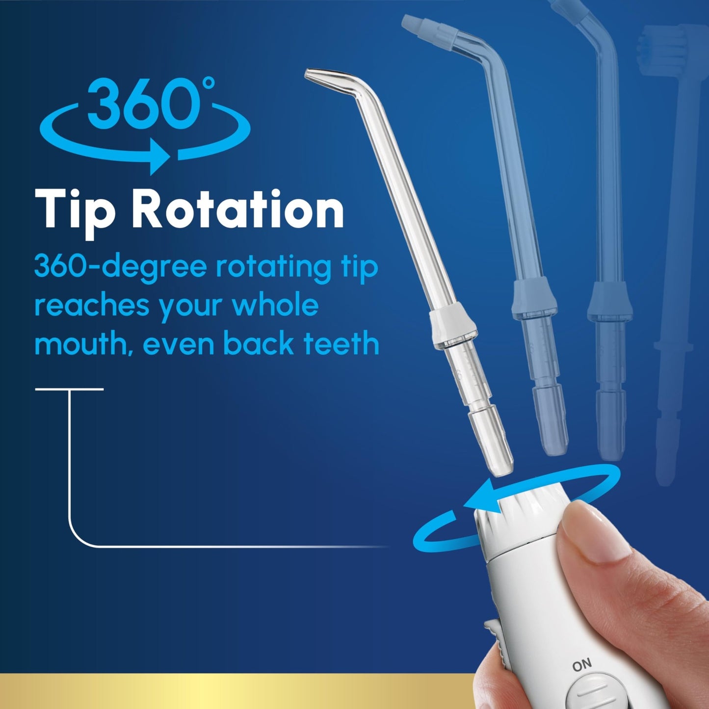 Waterpik Aquarius Water Flosser For Teeth Cleaning, Gums, Braces, Dental Care, Electric Power With 10 Settings, 7 Tips For Multiple Users And Needs, ADA Accepted, W - dailyvitalstore