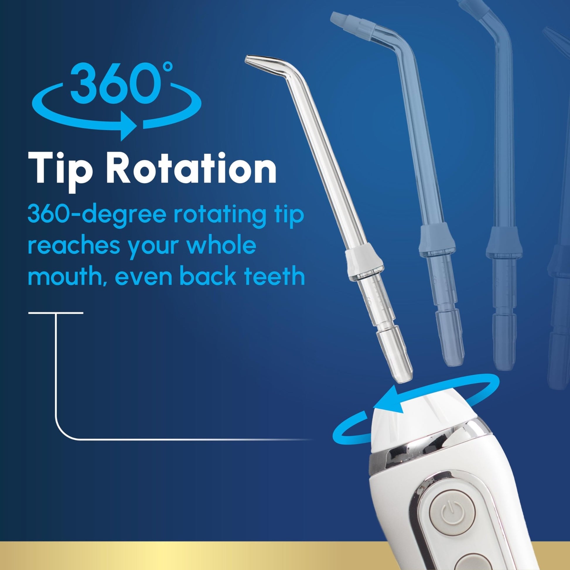 Waterpik Cordless Advanced 2.0 Water Flosser For Teeth, Gums, Braces, Dental Care With Travel Bag and 4 Tips, ADA Accepted, Rechargeable, Portable, and Waterproof, - dailyvitalstore