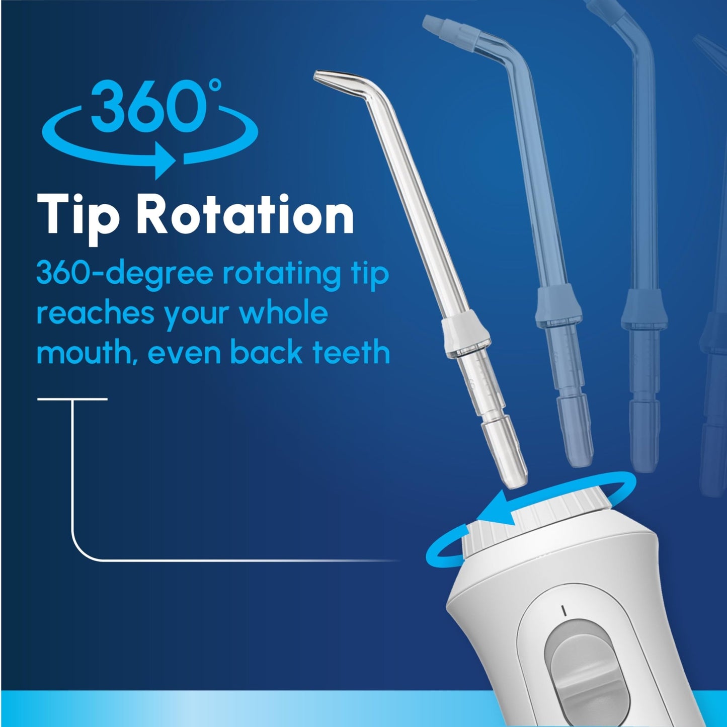 Waterpik Cordless Pearl Rechargeable Portable Water Flosser for Teeth, Gums, Braces Care and Travel, Extra Quiet, 4 Flossing Tips - ADA Accepted, WF-13 White, Amazon Exclusive - dailyvitalstore
