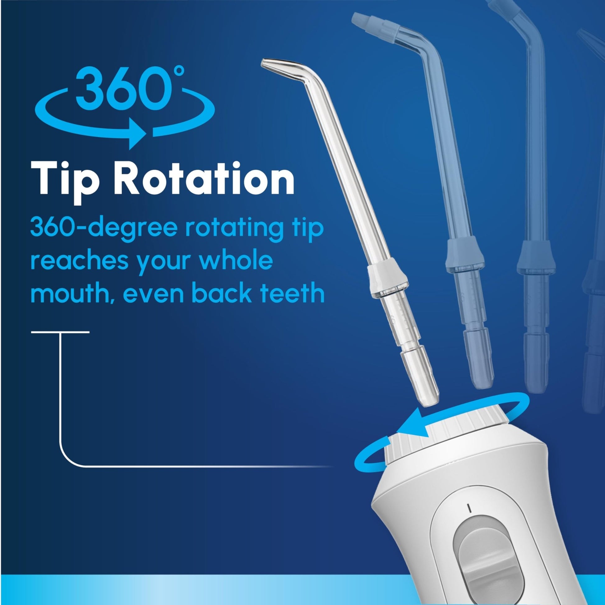 Waterpik Cordless Pearl Rechargeable Portable Water Flosser for Teeth, Gums, Braces Care and Travel, Extra Quiet, 4 Flossing Tips - ADA Accepted, WF-13 White, Amazon Exclusive - dailyvitalstore