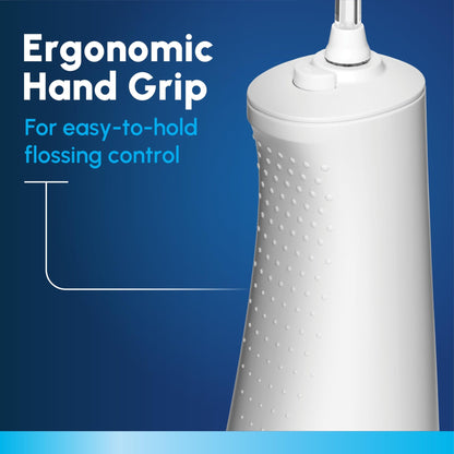 Waterpik Cordless Pulse 3100 Rechargeable Portable Water Flosser for Teeth, Gums, Braces Care and Travel with 2 Flossing Tips, Waterproof for Shower Use - dailyvitalstore