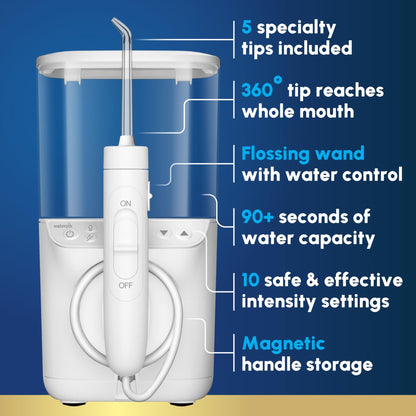 Waterpik Promax Water Flosser with SmartAdvance Mode for Daily Gum Health and Cleaning Teeth, Braces, Implants, ADA Accepted, Small Quiet Design, - dailyvitalstore