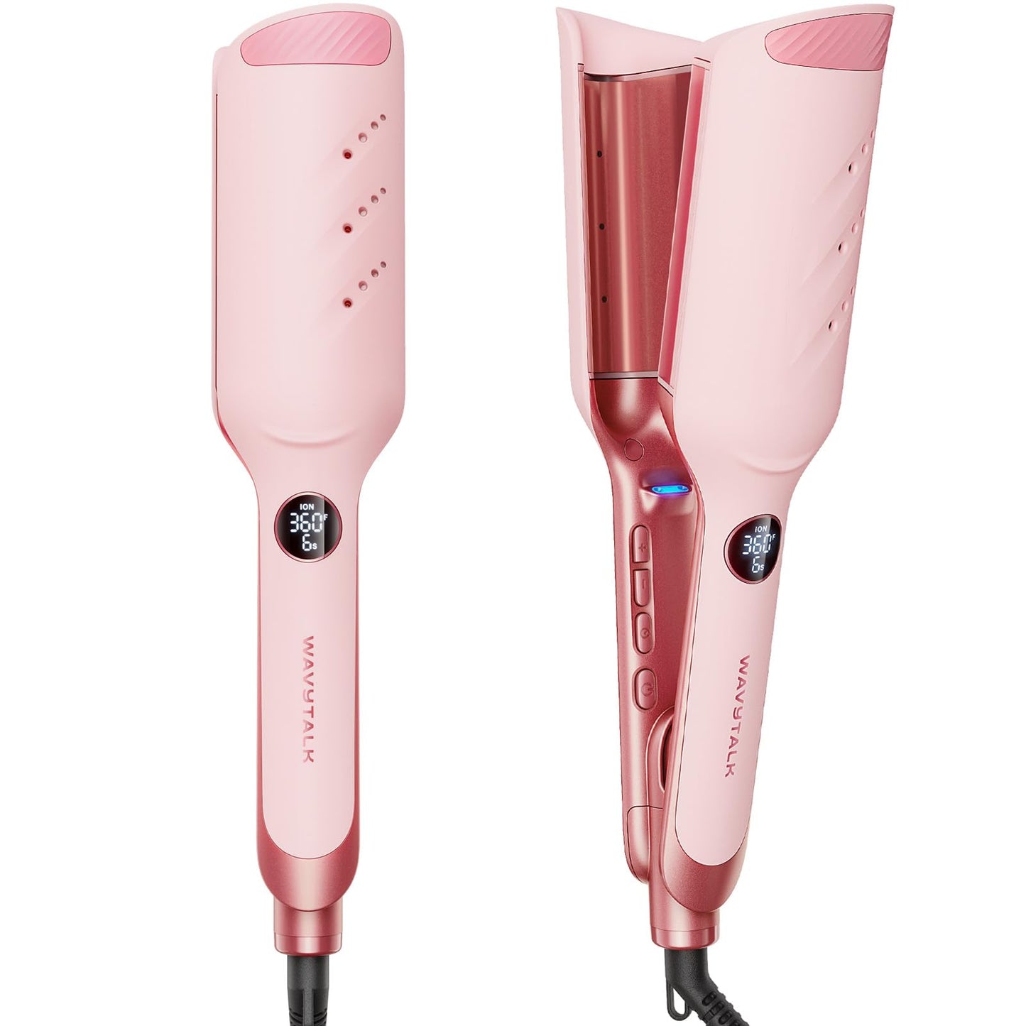 Wavytalk Power Wave Hair Crimper, Curling Iron Hair Crimper Waver, Ventilation Design for Less Damage, Ionic Reduces Frizz, Effortless-Waver - dailyvitalstore