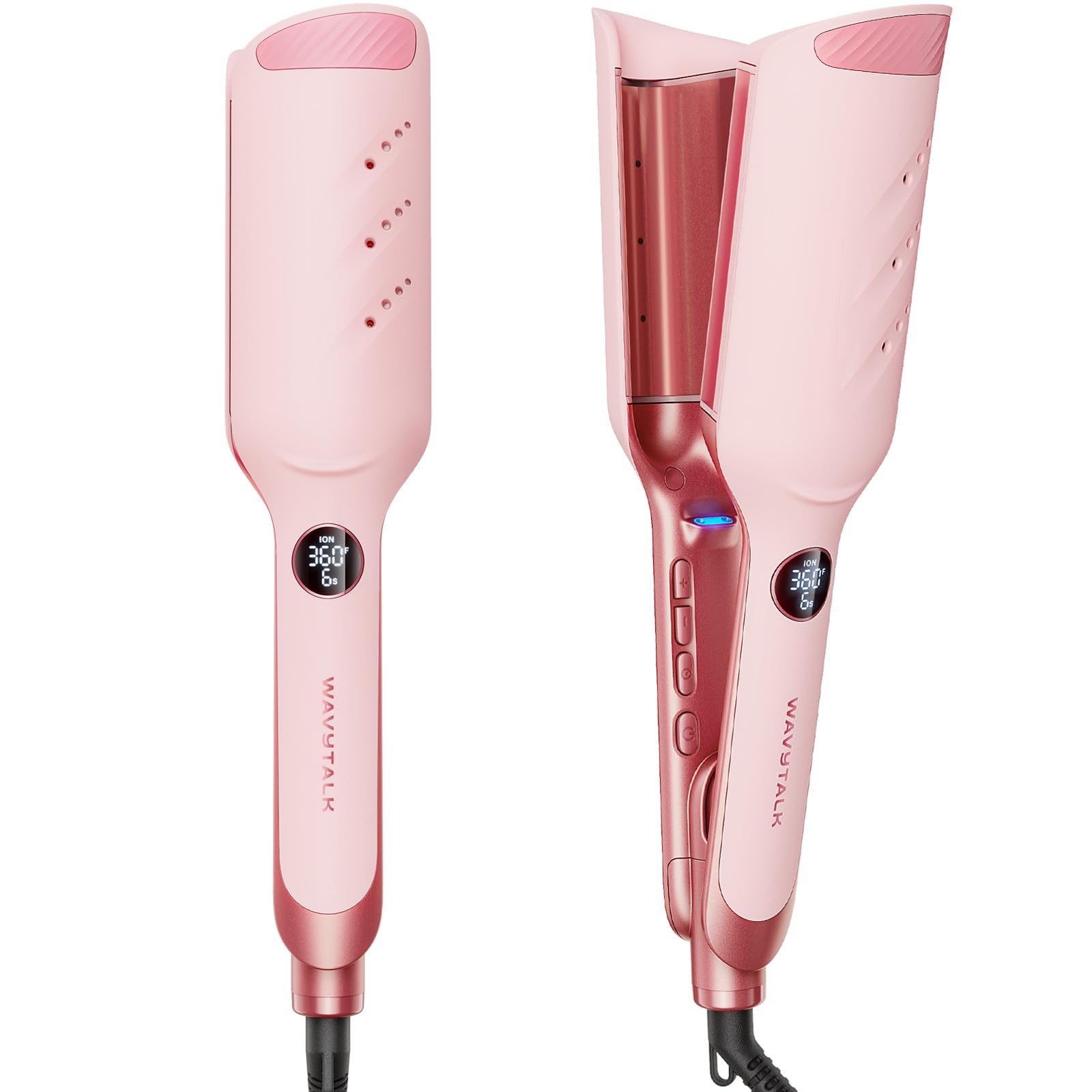 Wavytalk Power Wave Hair Crimper, Curling Iron Hair Crimper Waver, Ventilation Design for Less Damage, Ionic Reduces Frizz, Effortless-Waver - dailyvitalstore