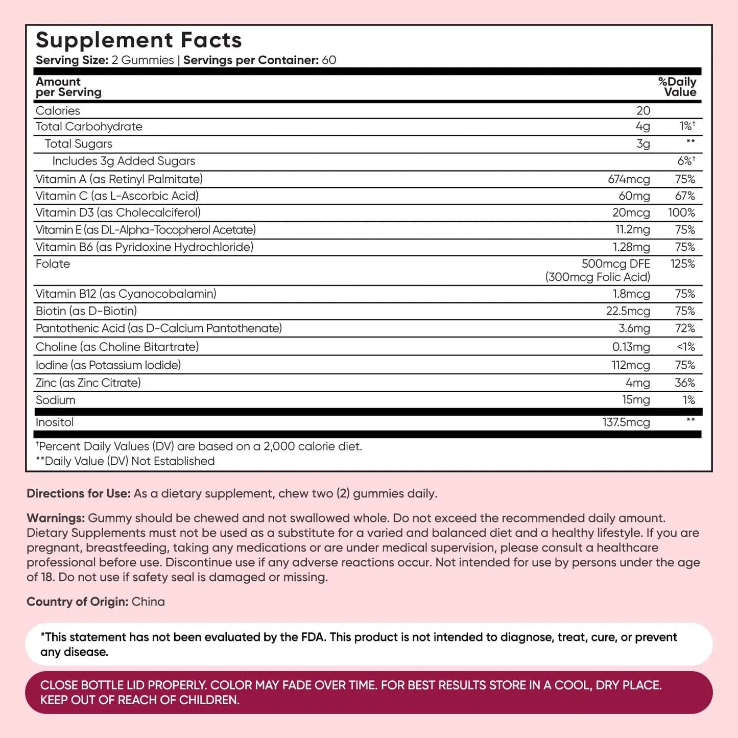 WeightWorld Adult Multivitamin Gummies for Women & Men of All Age - Halal-Suitable with Key Ingredients Like Vitamin A, C, D3, B6, B12 & Biotin - dailyvitalstore