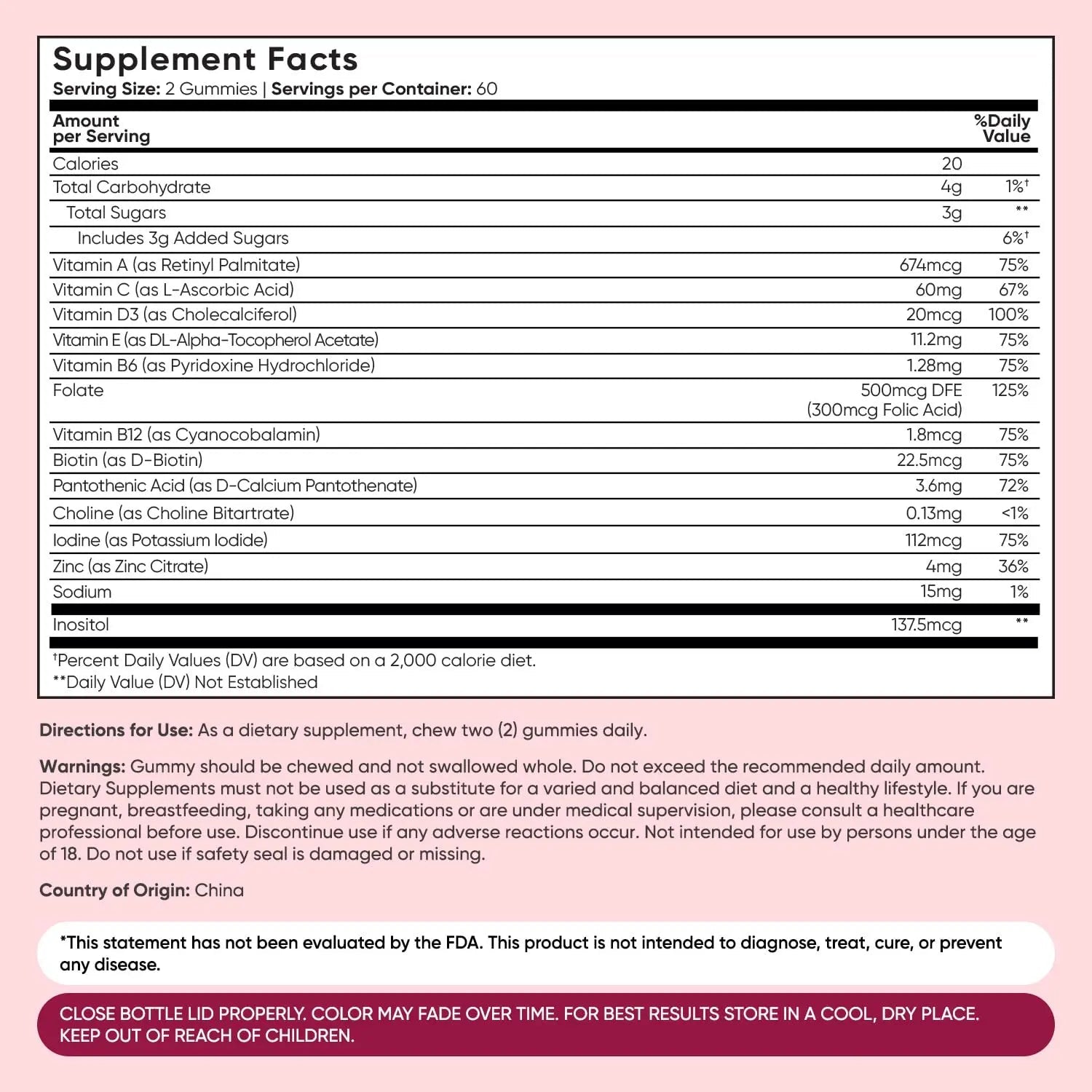 WeightWorld Adult Multivitamin Gummies for Women & Men of All Age - Halal-Suitable with Key Ingredients Like Vitamin A, C, D3, B6, B12 & Biotin - dailyvitalstore