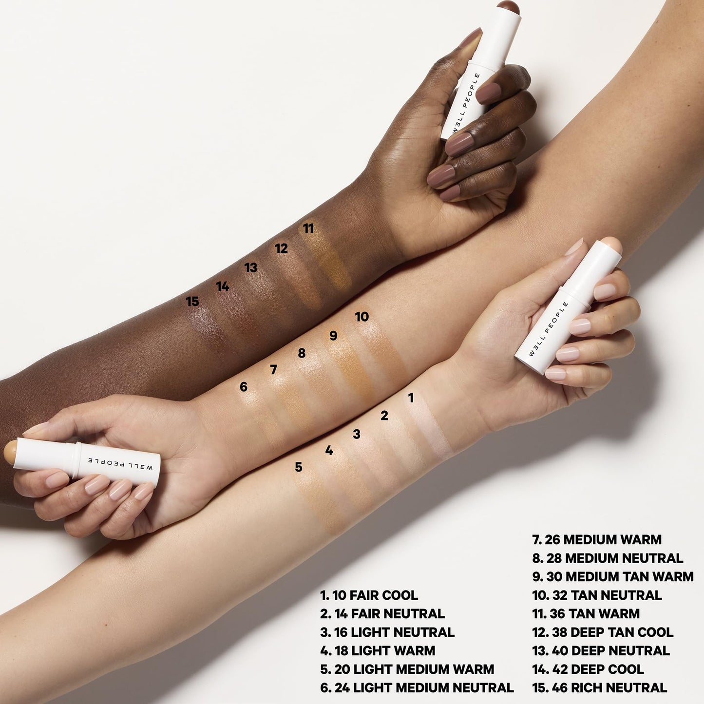 Well People Supernatural Complexion Stick Foundation + Concealer, Buildable, Light-to-Medium Coverage, Soft Matte Finish, Lightweight + Hydrating, Multi-Use, Vegan & Cruelty-Free, 20 Light Medium Warm - dailyvitalstore
