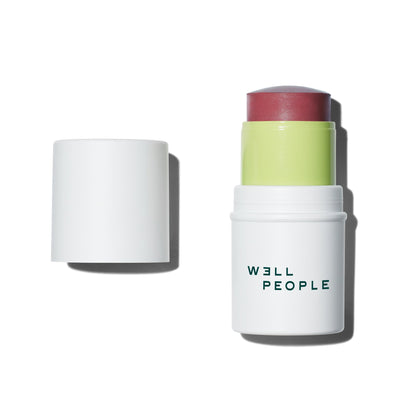 Well People Supernatural Stick Multi-Use Blush, Creamy, Hydrating Blush Stick For A Pop Of Color, Multi-use, Vegan & Cruelty-free, Pomegranate - dailyvitalstore