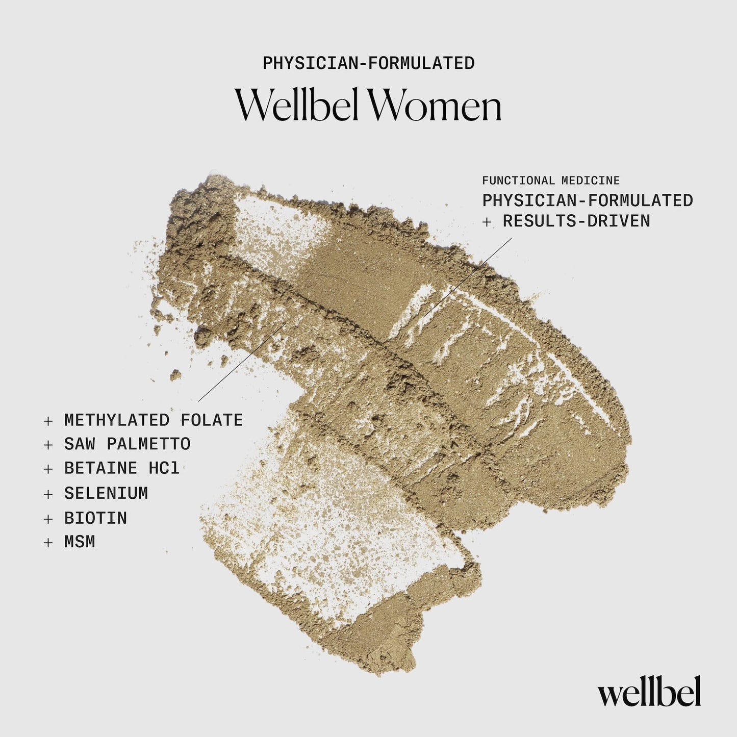 WELLBEL Women Clean Supplement for Hair, Skin, and Nails, Vegan, Gluten Free and Non GMO 90 Count - dailyvitalstore