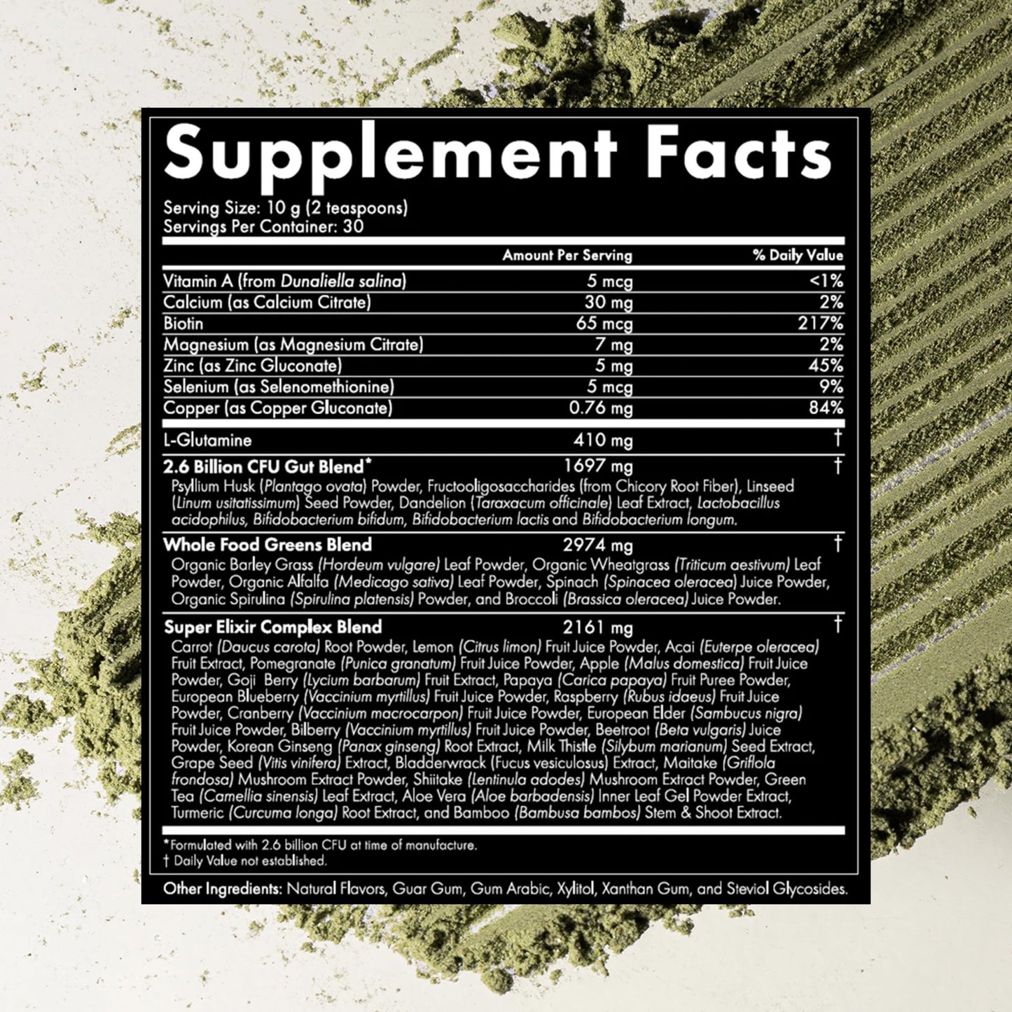 WelleCo The Super Elixir Daily Greens Powder, Probiotic Drink Mix with Whole Foods, Gluten Free, Vegan Gut Health Powder, Energy, Immunity, Healthy Skin, Hair & Nails (300g, Mixed Berry) - dailyvitalstore