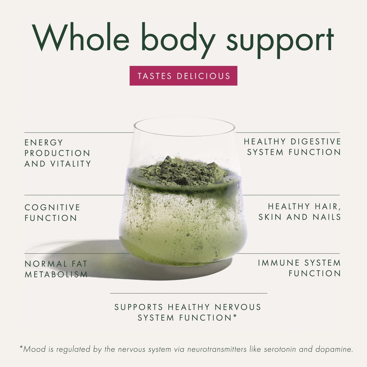 WelleCo The Super Elixir Daily Greens Powder, Probiotic Drink Mix with Whole Foods, Gluten Free, Vegan Gut Health Powder, Energy, Immunity, Healthy Skin, Hair & Nails (300g, Mixed Berry) - dailyvitalstore