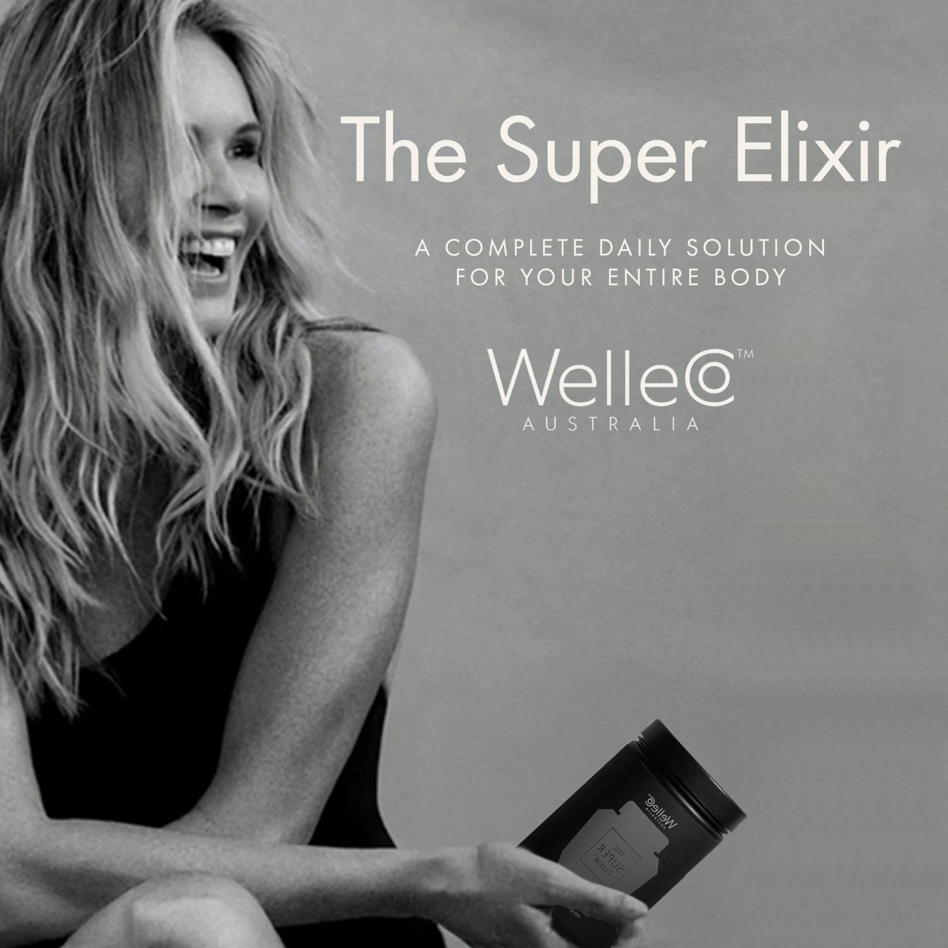 WelleCo The Super Elixir, Daily Greens Powder with Probiotics, Superfoods & Whole Foods, Unflavored Drink Mix for Gut Health, Immunity, Energy, Skin & Hair, 10.5oz Jar - dailyvitalstore