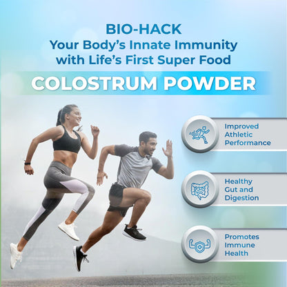 WELLNESS EXTRACT Bovine Colostrum Powder Rich in Protein & Lactoferrin- The True Certified Supplement for Immune Support, Gut Health, Muscle Growth - 150g - dailyvitalstore