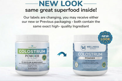 WELLNESS EXTRACT Bovine Colostrum Powder Rich in Protein & Lactoferrin- The True Certified Supplement for Immune Support, Gut Health, Muscle Growth - 150g - dailyvitalstore