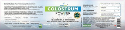 WELLNESS EXTRACT Bovine Colostrum Powder Rich in Protein & Lactoferrin- The True Certified Supplement for Immune Support, Gut Health, Muscle Growth - 150g - dailyvitalstore