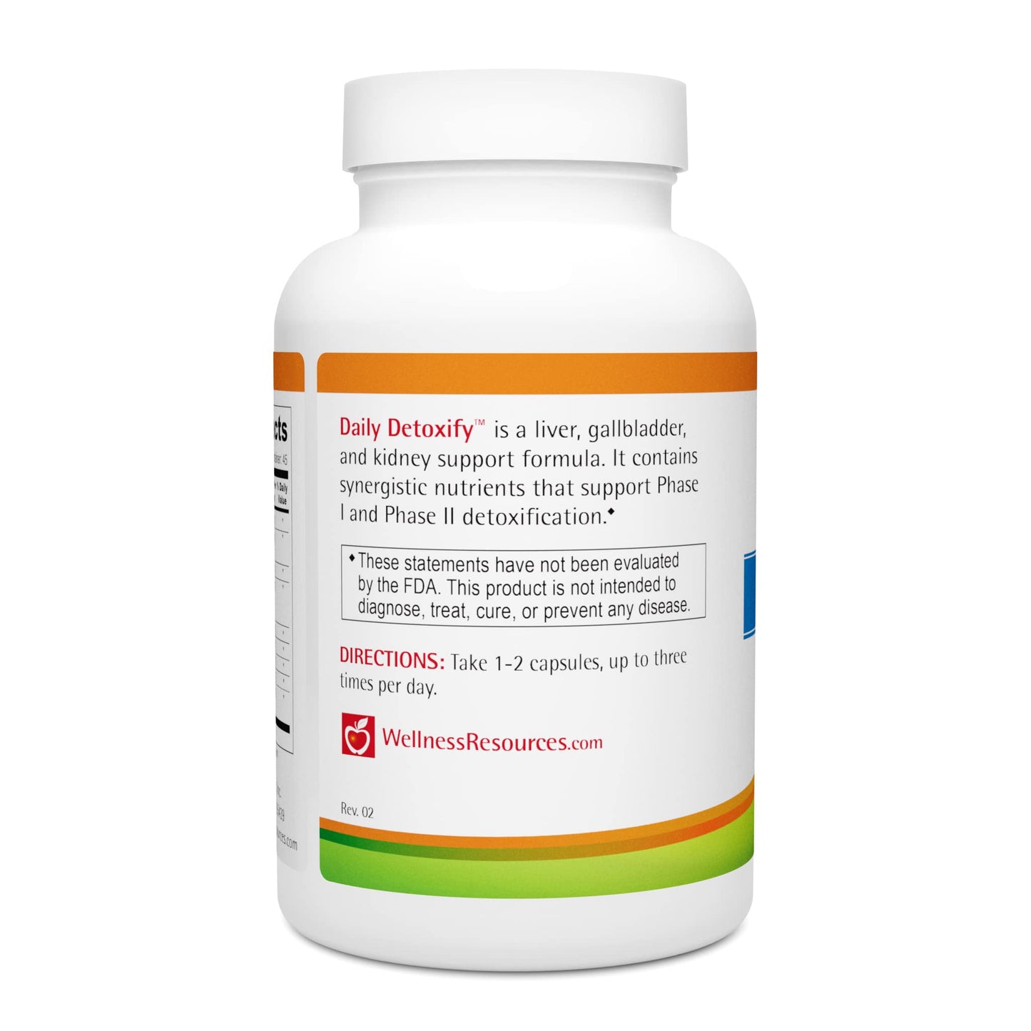 Wellness Resources Daily Detoxify with Silymarin, Dandelion, RA Lipoic Acid, NAC, Chlorella and More for Liver Support and Comprehensive Detoxification (90 Capsules) - dailyvitalstore