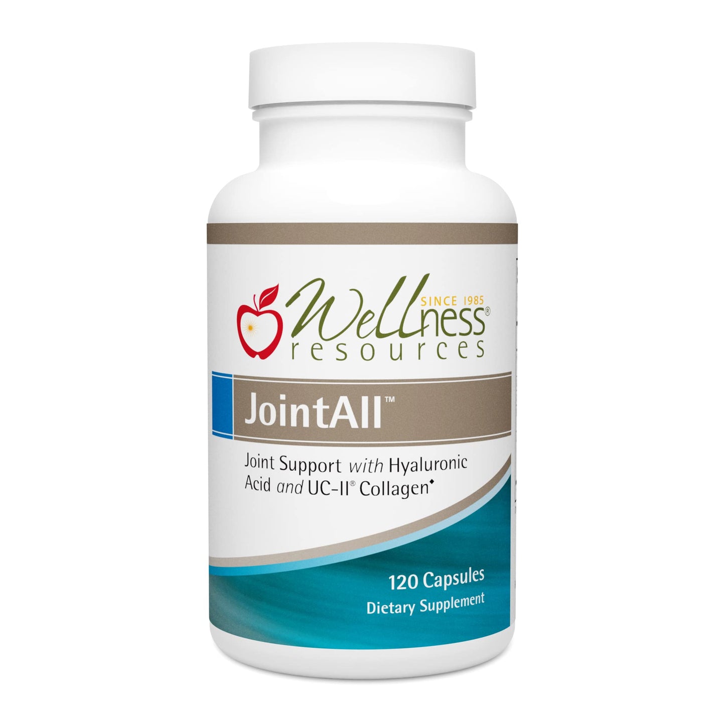 Wellness Resources JointAll - Joint Support Supplement with Natural Hyaluronic Acid, UC-II Collagen, Glucosamine, Chondroitin for Joint Strength and Comfort (120 Capsules) … - dailyvitalstore