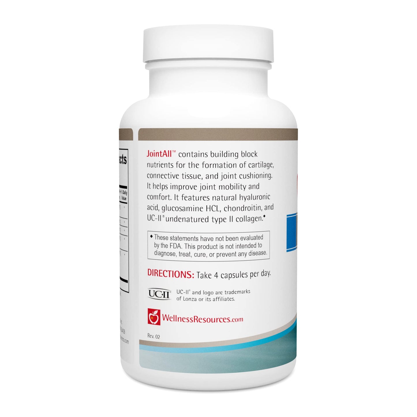 Wellness Resources JointAll - Joint Support Supplement with Natural Hyaluronic Acid, UC-II Collagen, Glucosamine, Chondroitin for Joint Strength and Comfort (120 Capsules) … - dailyvitalstore