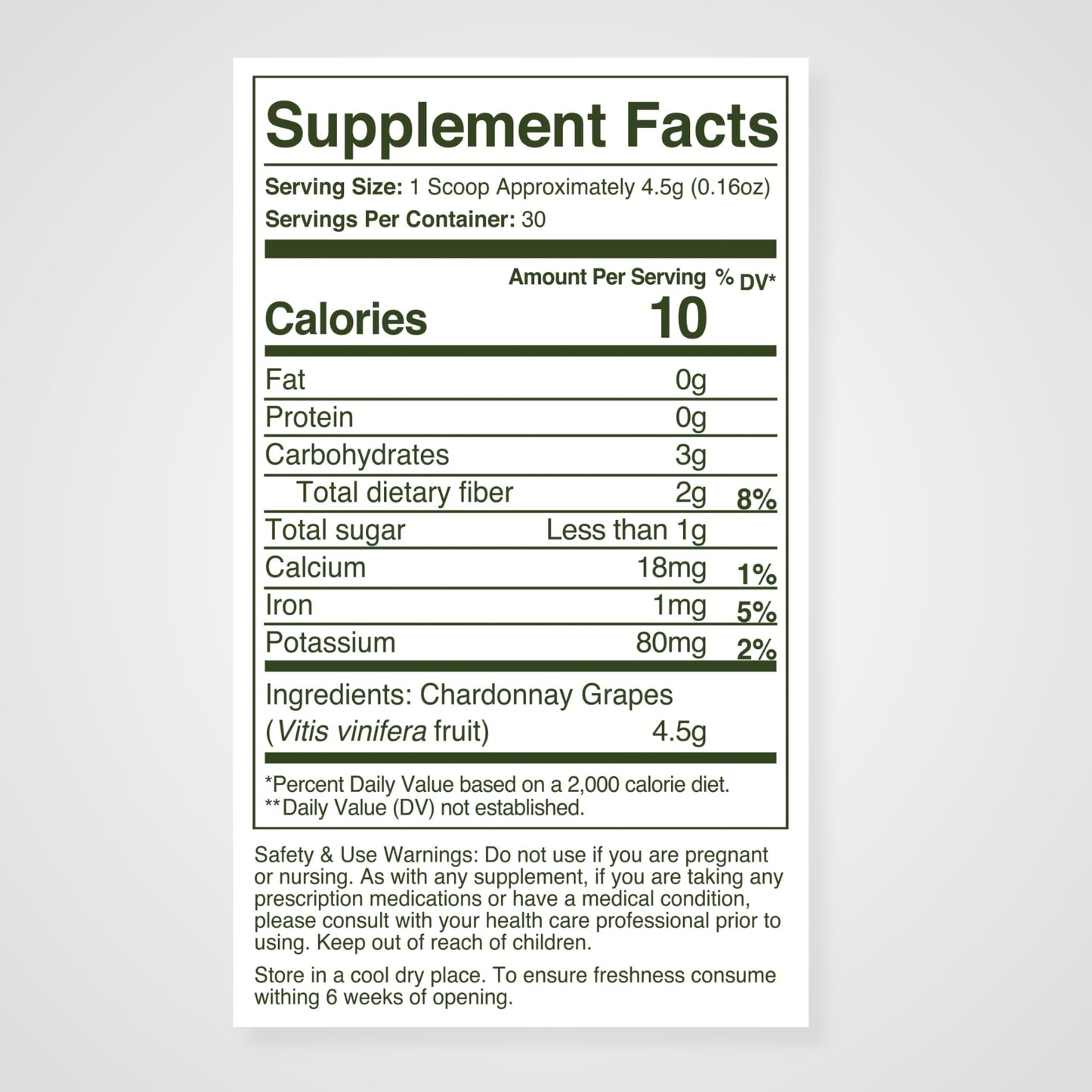 WellVine Premium Smart Prebiotic Gut Health Supplement Powder for Men & Women | Digestive Support & Gut Health With 100% Upcycled Chardonnay Grapes | Plant-Based - dailyvitalstore
