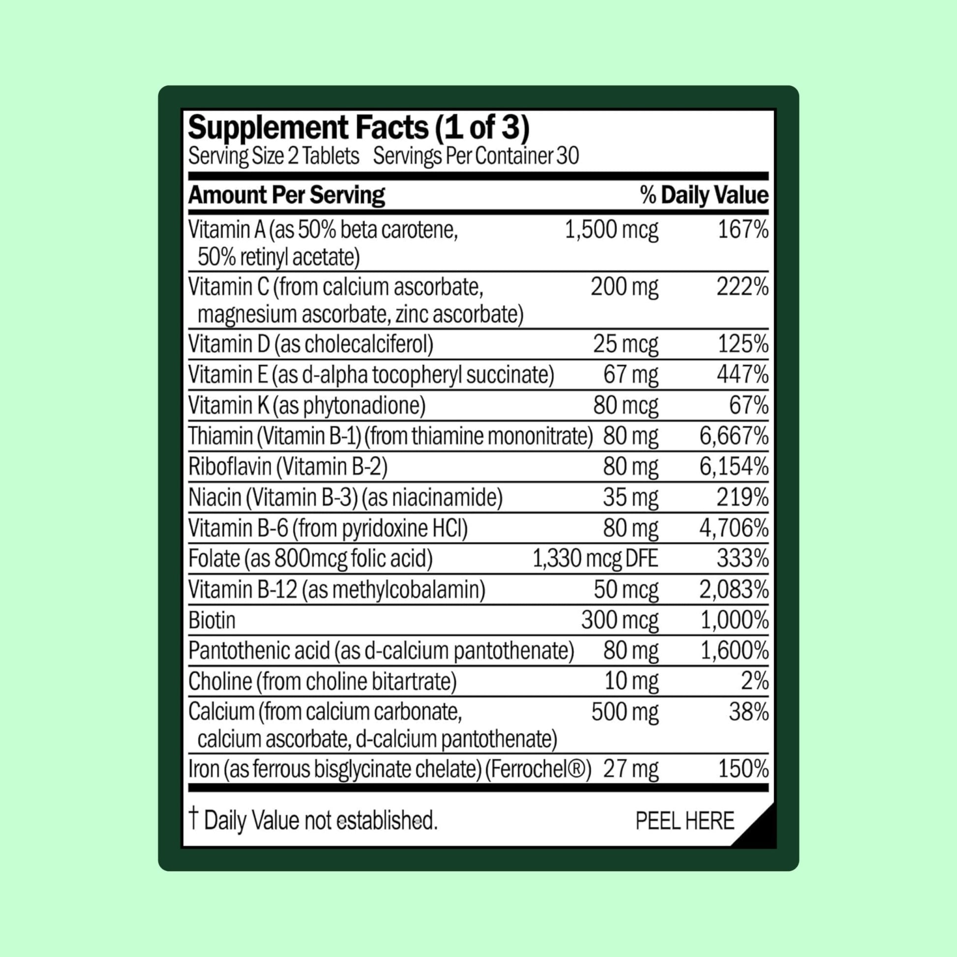 WellWithAll Women’s Multivitamin | Daily Supplement with Essential Vitamins, Minerals & Iron | Supports Immunity, Heart Health, Bone Health, Energy & Mood | Major Allergen - Free | 60 Tablets - dailyvitalstore