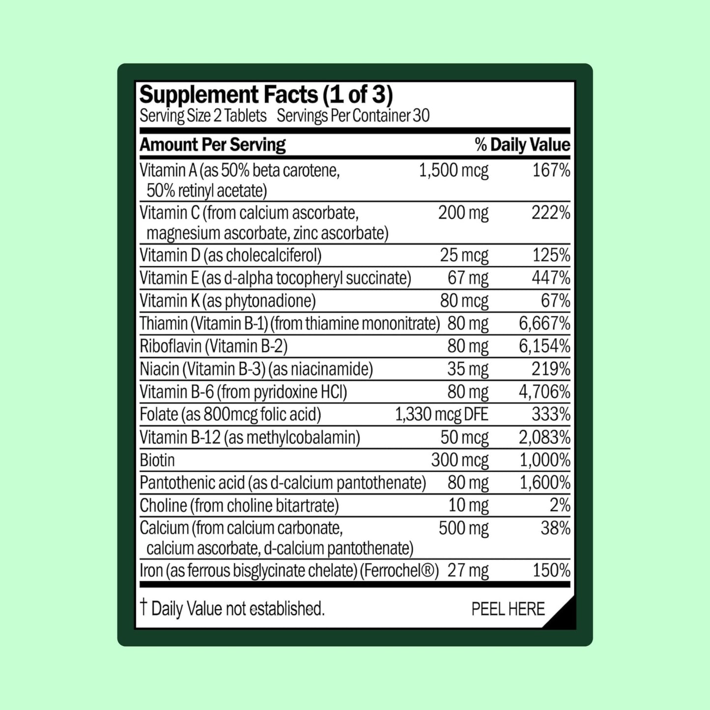 WellWithAll Women’s Multivitamin | Daily Supplement with Essential Vitamins, Minerals & Iron | Supports Immunity, Heart Health, Bone Health, Energy & Mood | Major Allergen - Free | 60 Tablets - dailyvitalstore