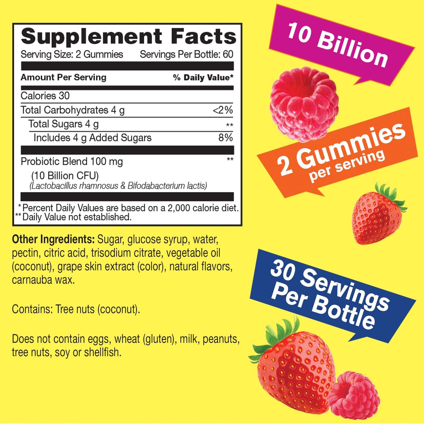 WellYeah Probiotics for Women Gummies - 10 Billion CFU - for Digestive Support, Gut Health, and Feminine Health Support - Natural Sourced Flavors - Vegan - dailyvitalstore