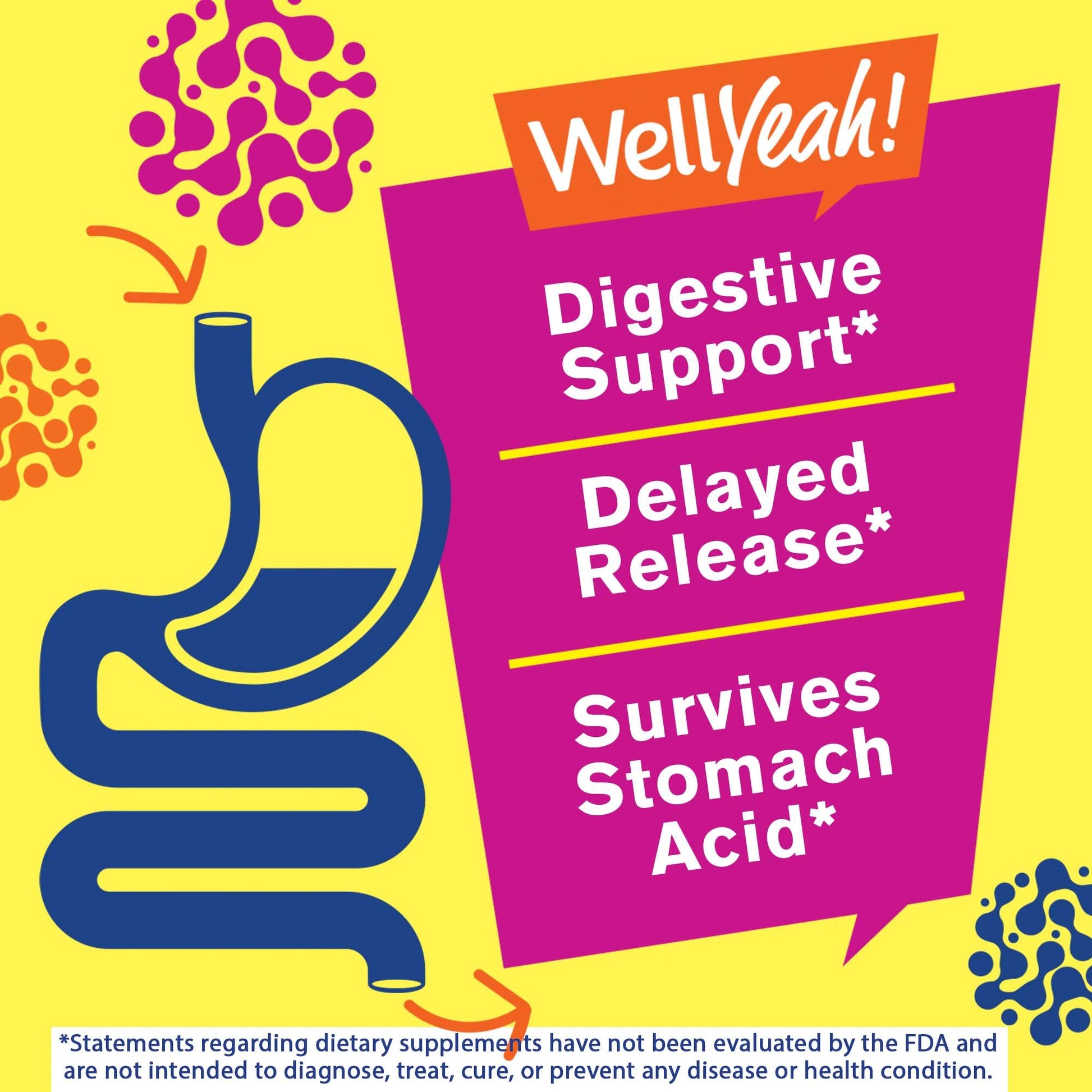 WellYeah Probiotics for Women Gummies - 10 Billion CFU - for Digestive Support, Gut Health, and Feminine Health Support - Natural Sourced Flavors - Vegan - dailyvitalstore