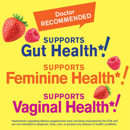 WellYeah Probiotics for Women Gummies - 10 Billion CFU - for Digestive Support, Gut Health, and Feminine Health Support - Natural Sourced Flavors - Vegan - dailyvitalstore