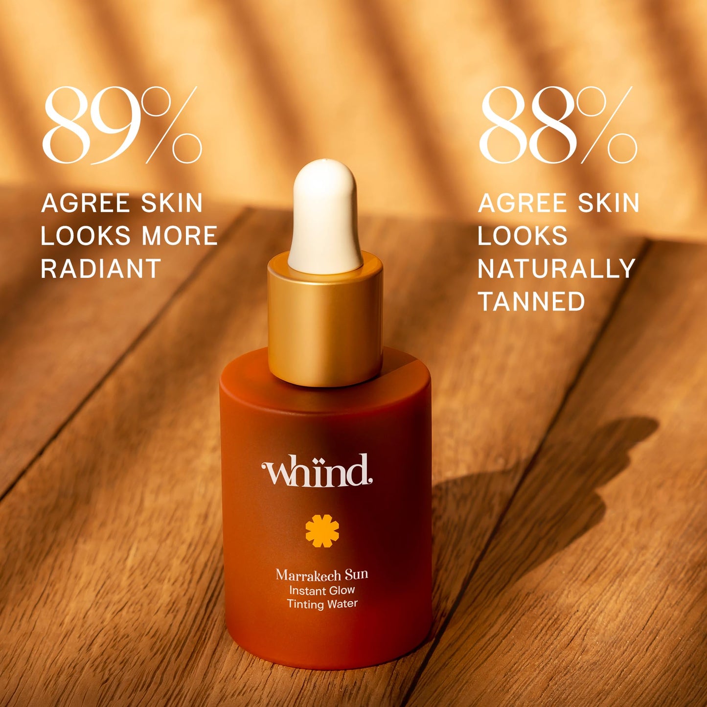 WHIND Marrakech Sun Tinting Water – Lightweight Self-Tanning Drops with Hyaluronic Acid & Glycerin for a Buildable Natural Glow – 30ml - dailyvitalstore