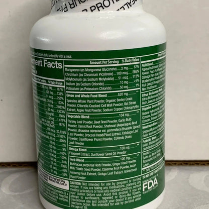 Whole Nature Whole Food Multivitamin for Men and Women Complete Daily Superfood Vitamins Plus Minerals Digestive Enzymes - dailyvitalstore