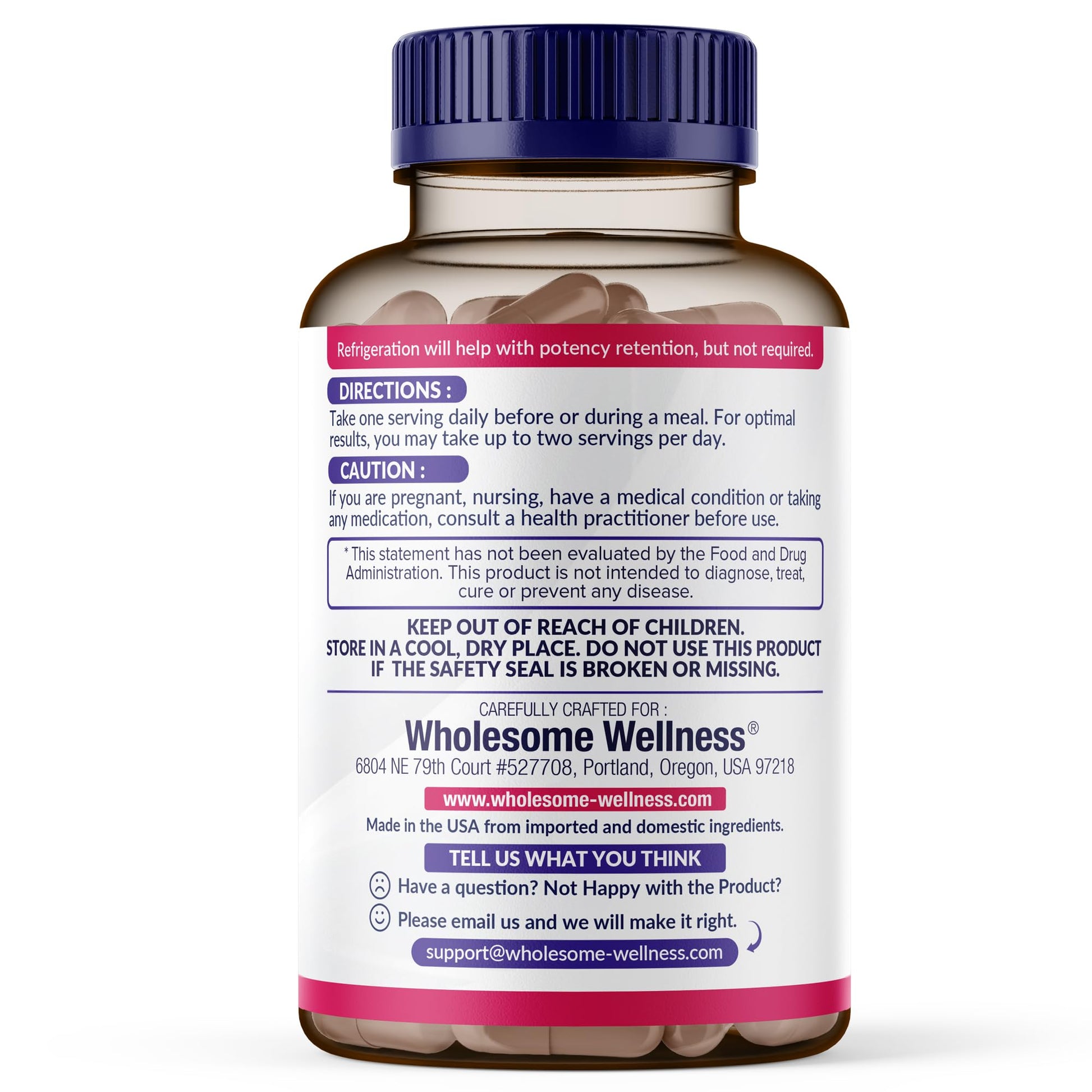 Wholesome Wellness Dr. Formulated Raw Probiotics for Women 100 Billion CFUs Capsules with Prebiotics, Digestive Enzymes, Approved for Adults, Shelf Stable Supplement - dailyvitalstore