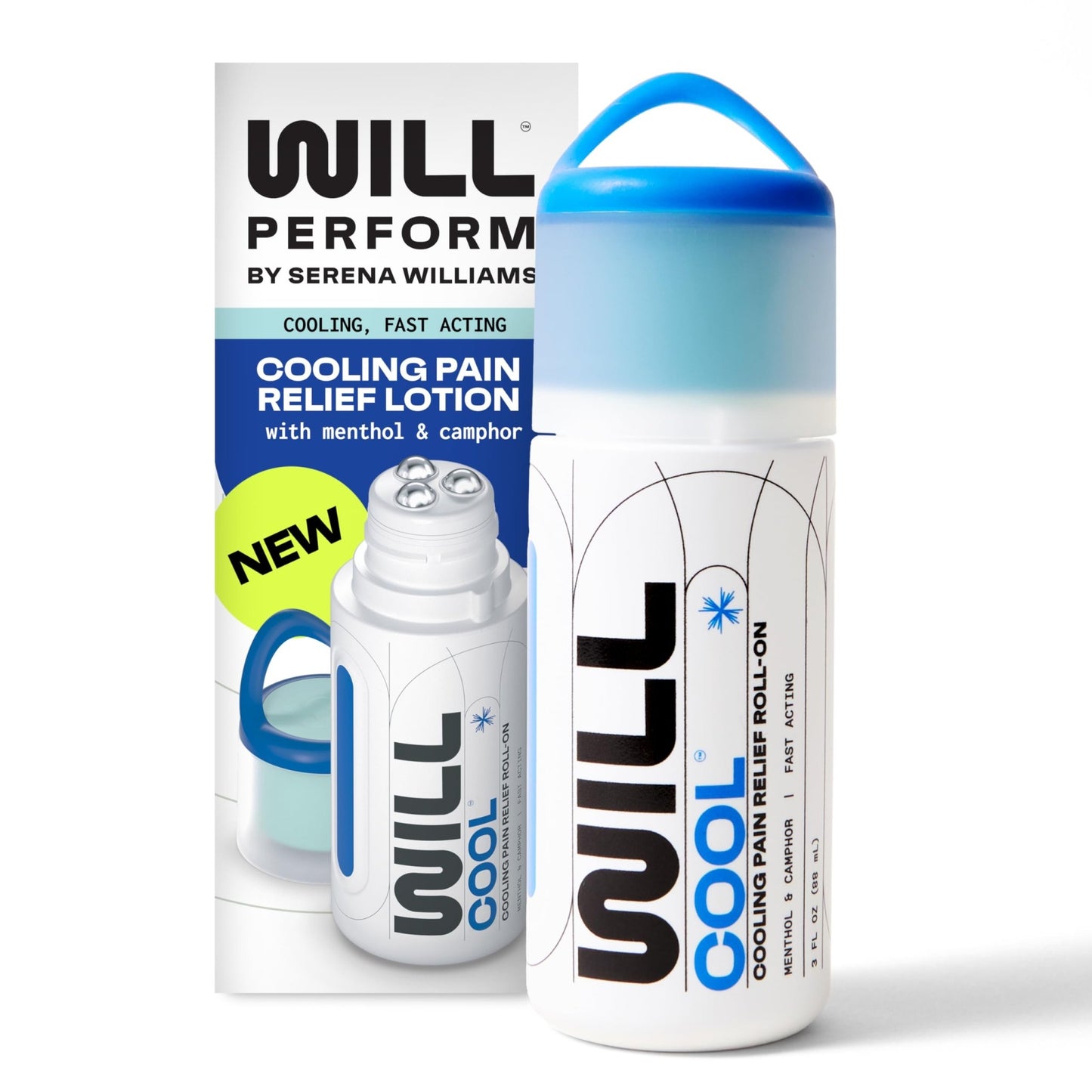 WILL PERFORM Menthol & Camphor Cooling Pain Relief for Muscle Recovery I Stop Pain Fast with ICY Relief for Joint & Muscle Therapy I Ice Bath On-The-Go, 3oz| HSA FSA Eligible - dailyvitalstore
