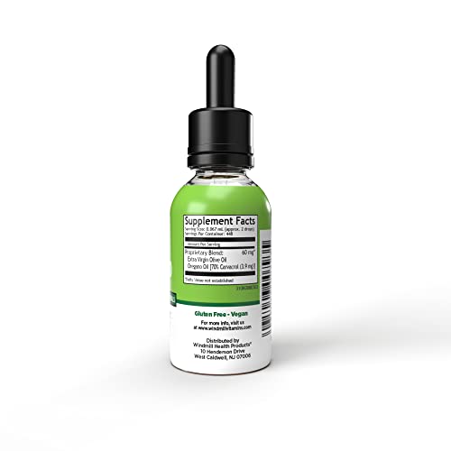 Windmill Natural Vitamins Oil of Oregano, Herbal Blend for Immune Support, Supports Digestive Health, 1 fl oz, 448 Servings - dailyvitalstore