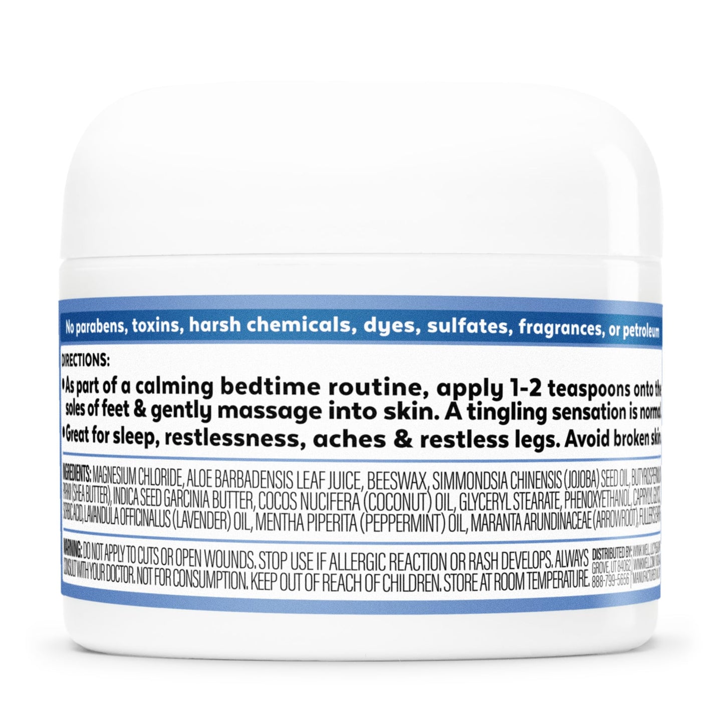 Wink Well Magnesium Calming Muscle and Joint Cream for Nighttime Relaxation - dailyvitalstore