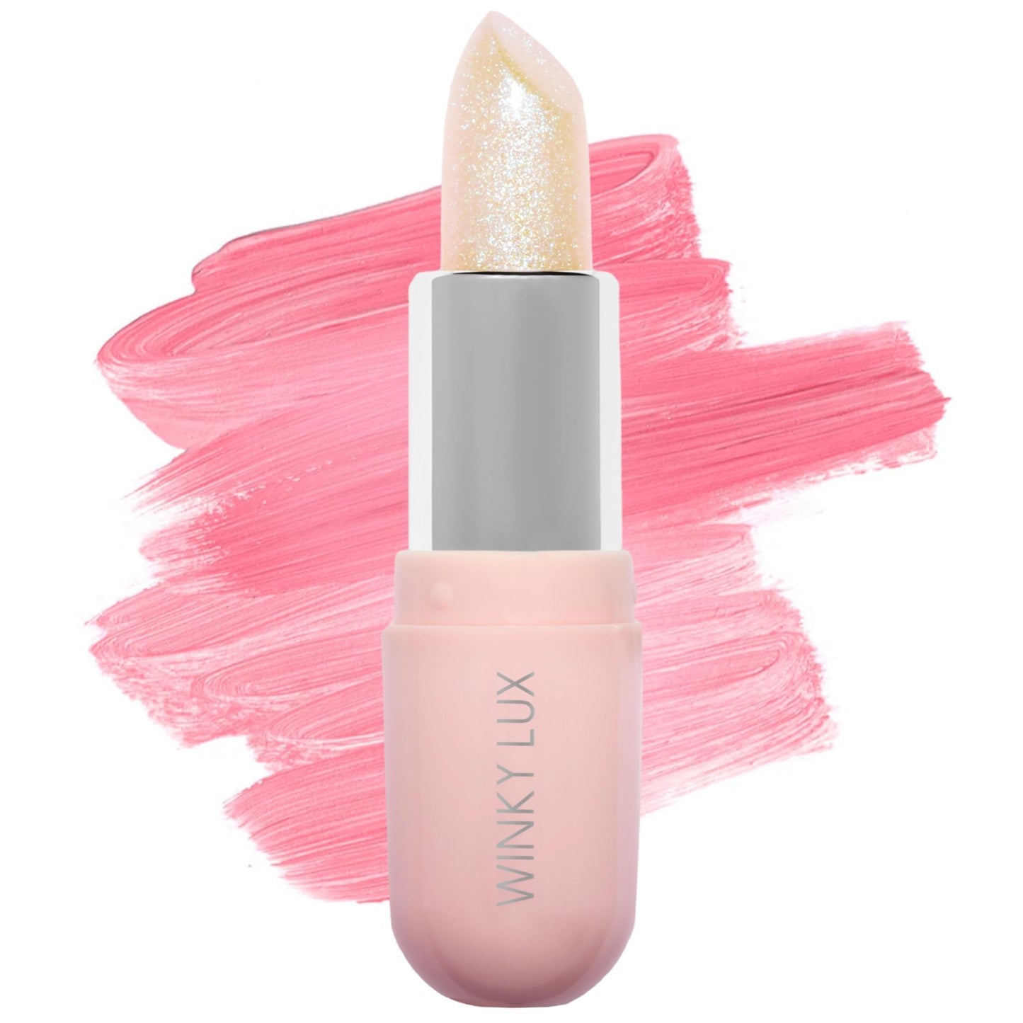 Winky Lux Unicorn Glimmer Balm -Hydrating ph Lip Balm, Natural Pink Tint with pH Color Changing, Moisturize & Soften Lips While Leaving Sheer Pink Tint, with Vanilla Scent - dailyvitalstore
