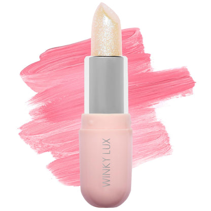 Winky Lux Unicorn Glimmer Balm -Hydrating ph Lip Balm, Natural Pink Tint with pH Color Changing, Moisturize & Soften Lips While Leaving Sheer Pink Tint, with Vanilla Scent - dailyvitalstore